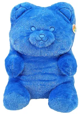 Produktbild von Glitzerbärchen Kuscheltier XXL blau - ca. 60 cm