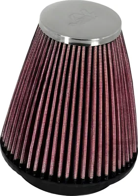 Immagine prodotto di Filtro aria K&N Racing singolo universale rotondo conico 57 mm cromato