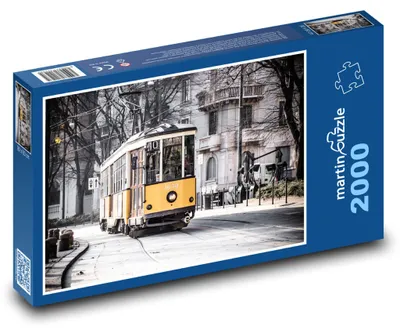 Obrázek produktu pro martinpuzzle - Puzzle 2000 - Žlutá tramvaj ve městě