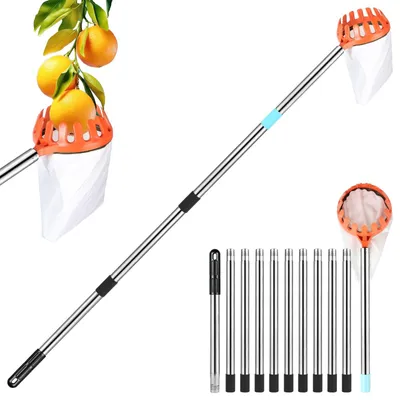 Produktbild von Obstpflücker mit teleskopischem Stab aus leichtem Aluminium