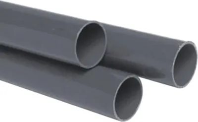 Immagine prodotto di Tubo a pressione Mega 1,00 m liscio in PVC-U Ø 40 x 1,9 mm (PN10), grigio