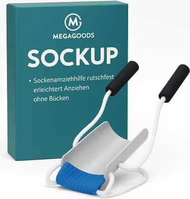 Produktbild von Sockenanziehhilfe rutschfest erleichtert Anziehen ohne Bücken DE.