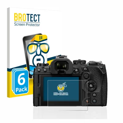 Produktbild von 6x Für Olympus OM-1 2022 Schutzfolie BROTECT Displayschutz Display Schutz Folie Klar Transparent