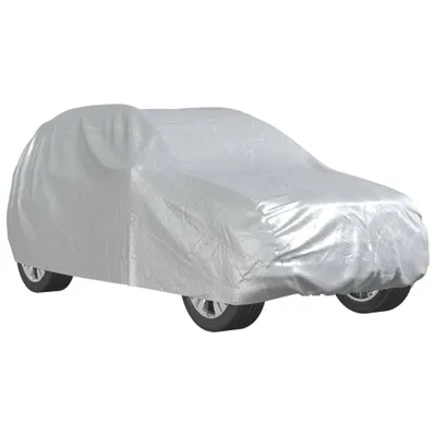 Obrázok produktu pre vidaXL Kryt do auta pre SUV s popruhom na pracky Full Silver XL PEVA