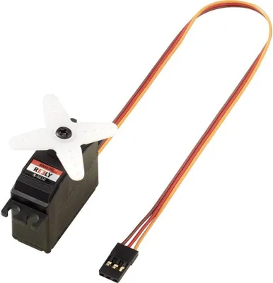 Produktbild von Reely Midi-Servo Analog-Servo Getriebe-Material: Plastik Stecksystem: JR