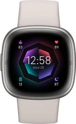 Obrázok produktu pre Fitbit Sense 2 - Moon white - inteligentné hodinky s remienkom