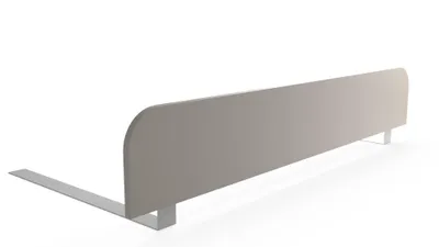 Image de regalik Barrière de lit enfant 120x20 cm cachemire – Protection anti-chute stable sans perçage, montage sous matelas