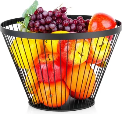 Obrázok produktu pre Košík na ovocie kovový čierny MISTY 30 cm