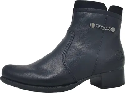Imagen del producto de Zapatos y botas elegantes para mujer de la marca Rieker, color negro, para uso diario