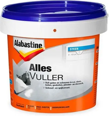 Productafbeelding van Allesvuller wit 1 kg Alabastine