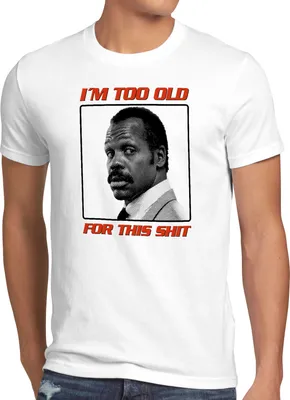 Produktbild von BaumwolleCloud This Shit Herren T-Shirt danny glover too old
