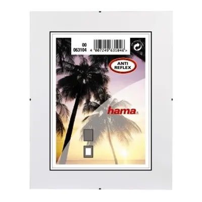 Produktbild von Hama Clip-Fix, Einzelbilderrahmen, Glas, Transparent, 9 x 13 cm, Clip-Fix, Entspiegelt