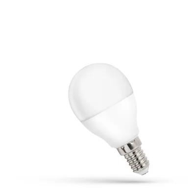 Obrázek produktu pro LED E14 8W 230V AC neutrální bílá BALL 730 Lumen 160°