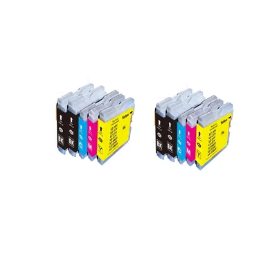 Produktbild von 10x XL Tisanto Patronen kompatibel zu Brother LC 1000 LC1000 LC 970 LC970