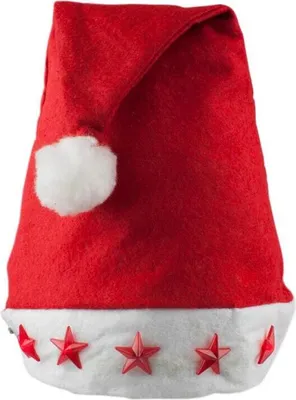 Produktbild von Weihnachtsmütze mit blinkenden Sternen