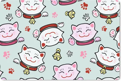 Produktbild von MuchoWow® Schreibtischunterlage Katze - Haustiere - Muster 60x40 cm - XXL Mauspad - Großes Mauspad