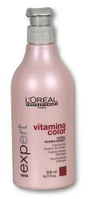 Imagen del producto de L'Oréal Paris Expert Vitamino Color, para mujeres, uso profesional, champú, cabello teñido, 500 ml, protección del color