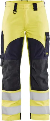 Produktbild von Blakläder Damen Multinorm Bundhose 7189 1512 inhärent in div. Farben, Farbe:gelb/marineblau, Größe:40