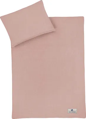 Produktbild von Julius Zöllner Bettwäsche Musselin dusty rose 80/80+35/40