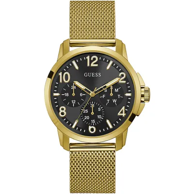 Produktbild von Guess W1040G3 Damen-Armbanduhr, Edelstahl-Gehäuse, Metall-Armband