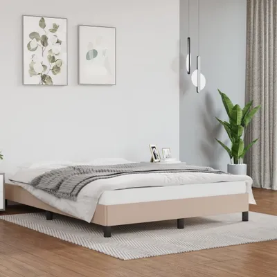 Immagine prodotto di The Living Store rete Cappuccino marrone 140x190 cm in Pelle finta