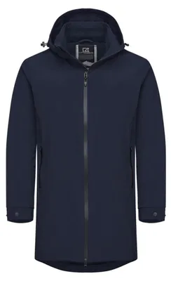 Produktbild von Cutter & Buck - "Wedderburn" Jacke für Herren, Recyceltes Polyester ET114 (4XL) (Dunkel-Marineblau), KI-generiertes Bild