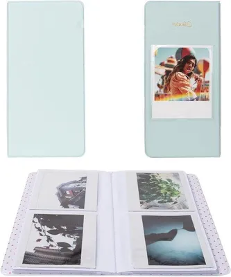 Produktbild von Polaroid-Album - 64 Fotos Fassung - 34 x 43 Zoll - Hellblau