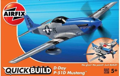 Immagine prodotto di Modello di aereo Airfix 0/J6046 D-Day P-51D Mustang in kit in OVP