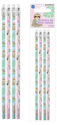 Produktbild von Bleistift mit Radiergummi HB Koala, 4 Stück, Starpak