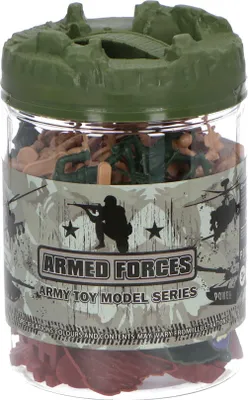 Produktbild von JollyFigures Spielzeugkiste mit Armee-Puppen Figures
