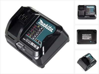 Image de Makita DC10SB - Chargeur de batterie - 1 x Charge des batteries - 240 Watt