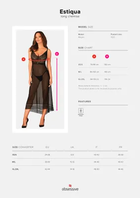 Produktbild von Obsessive - Estiqua Chemise M/L