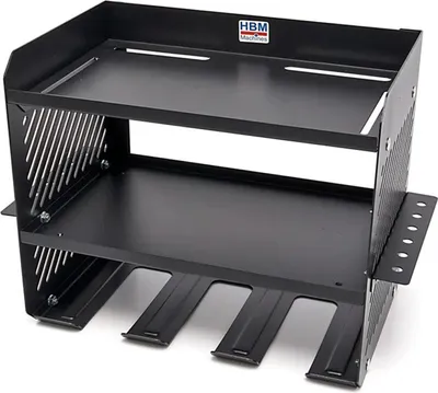 Immagine prodotto di Porta attrezzi-organizzatore da parete per utensili elettrici e pneumatici 3 livelli per officina garage con portacacciaviti Hbm