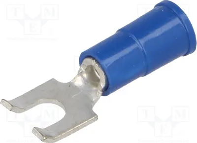 Produktbild von 2x Gabelkabelschuh Klemmverbindung Ø: 3,66mm M3,5  für Leitungen 8248 Isolierte Ko