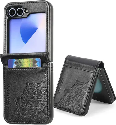 Zdjęcie produktu dla imoshion Mandala Bookcase dla Samsung Galaxy Z Flip 6 - Czarny