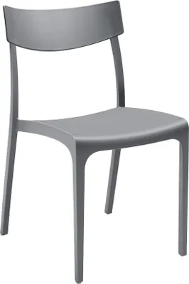 Produktbild von Gartenstuhl Lupia, Gartensitz, Outdoor-Stuhl, Outdoor-Sessel, Italy, 54x46 h80 cm, Grau