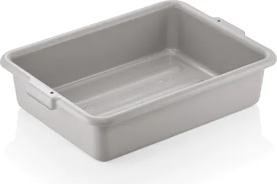 Zdjęcie produktu dla Geschirrwanne mit Griffmulden, 54 x 39,5 x 12,5 cm, grau, Polypropylen