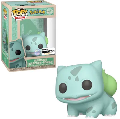 Produktbild von Funko Pop! Games: Pokemon - Bulbasaur (Soft Color) AMZ Exclusive #453