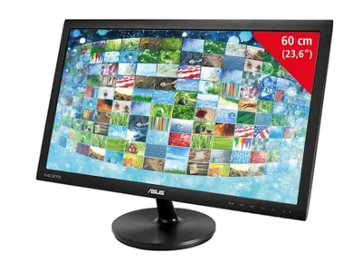 Zdjęcie produktu dla ASUS VS247HR, 59,9 cm (23.6"), 1920 x 1080 px, Full HD, 2 ms, Czarny