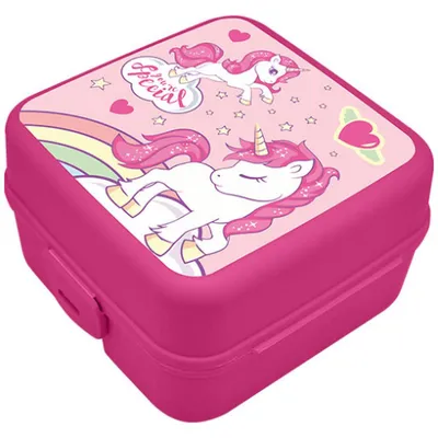 Immagine prodotto di Portapranzo unicorno con quattro scomparti