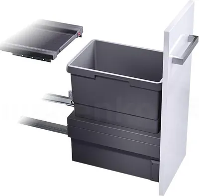 Produktbild von HAILO 3608311 Abfallsorter 30 Liter CARGO SYNCHRO ab 30 cm Schrankbreite