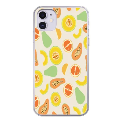 Produktbild von MuchoWow® Handyhülle Schutzhülle Hülle für iPhone 11 Obst - Muster - Melone Silikon Softcase Handy Hülle - Handytasche