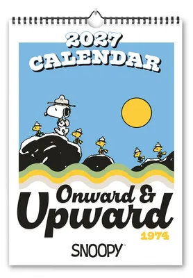 Obrázek produktu pro Kalendář Grupo Erik Peanuts Snoopy, rok 2027, nástěnný kalendář, rodinný kalendář