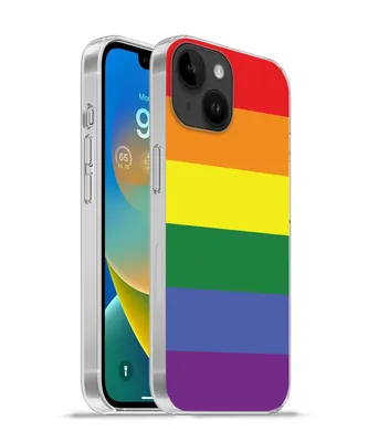 Produktbild von MuchoWow® Handyhülle Schutzhülle Hülle für Apple iPhone 14 - Softcase Regenbogen - Stolz - Regenbogenfahne Silikon Softcase Handy Hülle - Mobiltelefonhülle