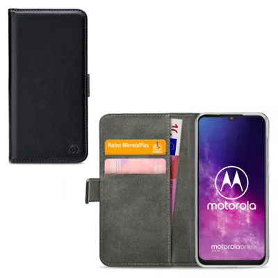 Image de Étui Mobilize Classic Gelly Wallet pour Motorola One Zoom : étui à rabat avec porte-monnaie - Noir