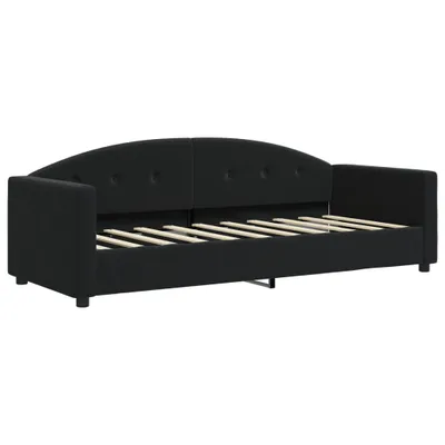 Zdjęcie produktu dla VidaXL 354133, sofa rozkładana, Czarny, Pianka, Metal, Poliester, Poli drewno, Drewno, 2220 mm, 900 mm