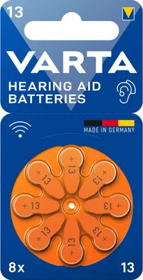 Produktbild von Hörgerätebatterie 13 / A13 / PR48 8er-Pack