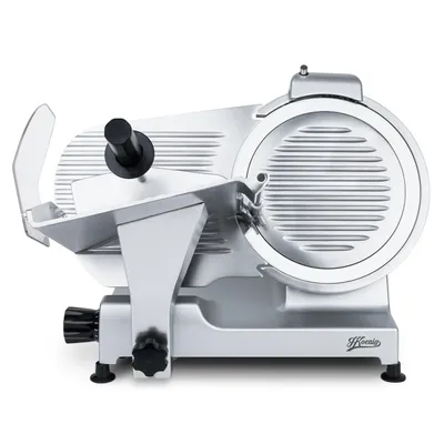 Immagine prodotto di H.Koenig MSX300 Taglierina elettrica professionale, lama italiana, 30 cm, potenza 380 W, 280 giri/min, regolazione dello spessore di taglio fino a 25 mm, acciaio inox