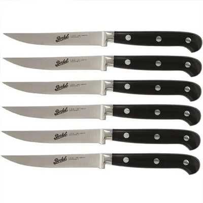 Produktbild von BERKEL Set 6 Sanfte Steteakmesser Adhoc Schwarz