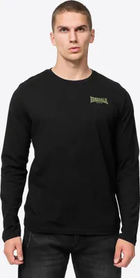 Produktbild von Herren Langarmshirt normale Passform Doppelpack AYRSHIRE Black/Olive S Lonsdale